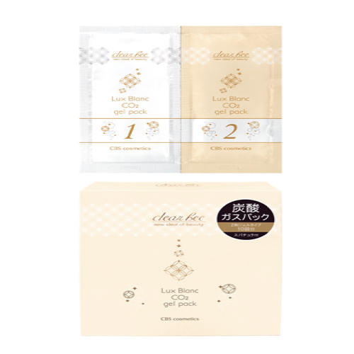 クリアビー　ルクスブラン　CO2パック　3回分　（1剤：15g　2剤：15g 各3包）